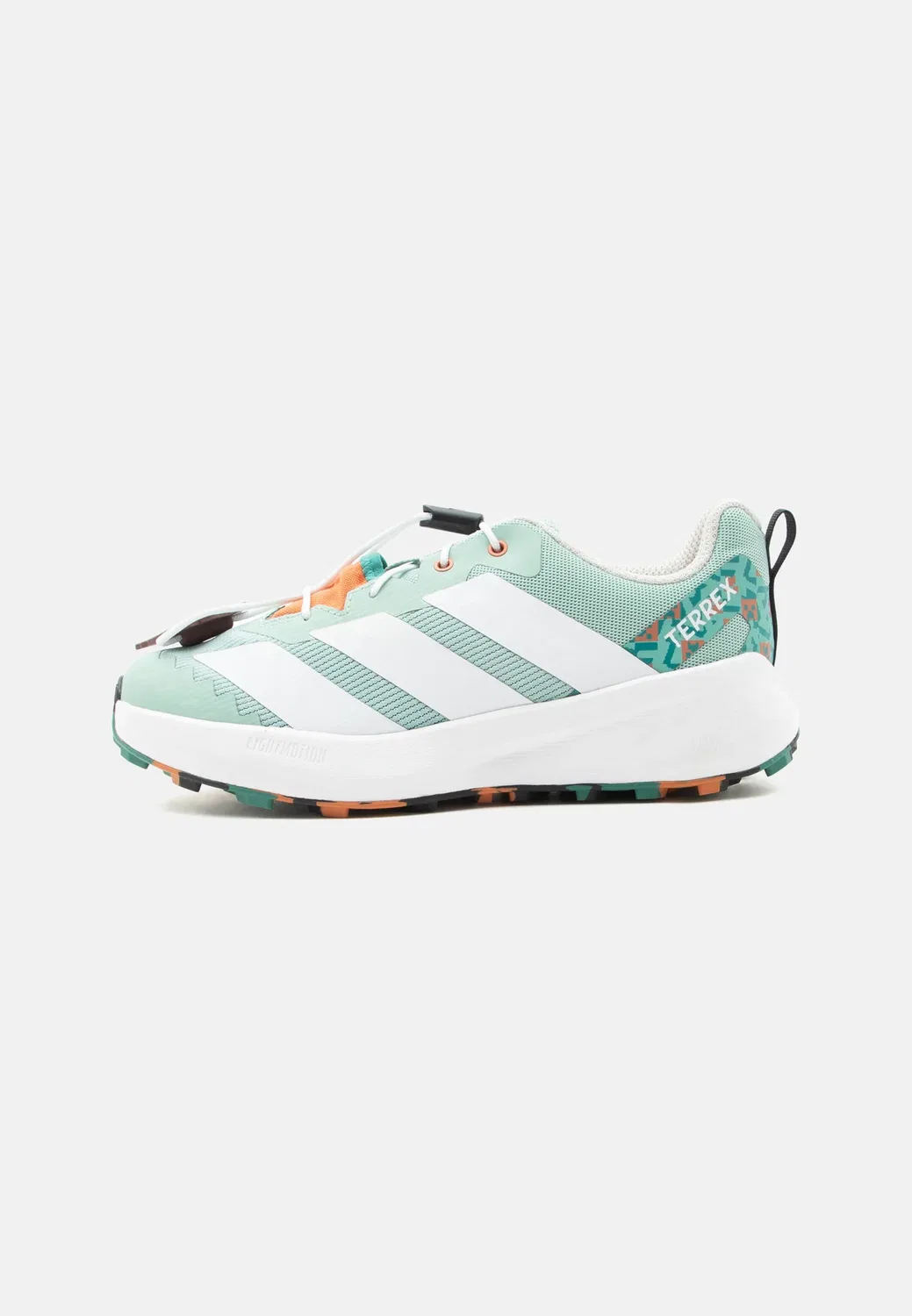 Agravic Minecraft унисекс - походные ботинки Adidas Terrex, Hazy Green/Footwear White/Core Black — фото 2