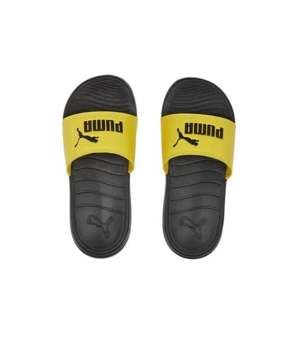 Детские сандалии с ремешками Puma 372017-26, Цвет: Gelb Schwarz Gelb — фото 3