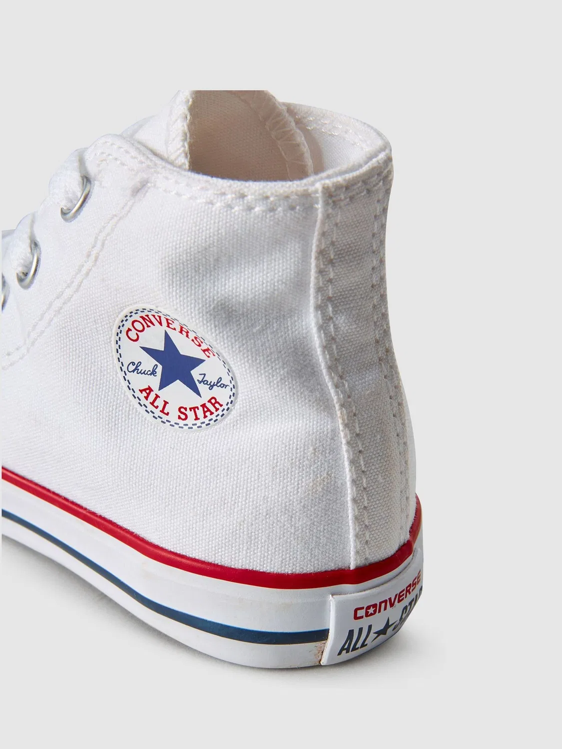 Кеды высокие Converse Chuck Taylor All Star, белый — фото 4