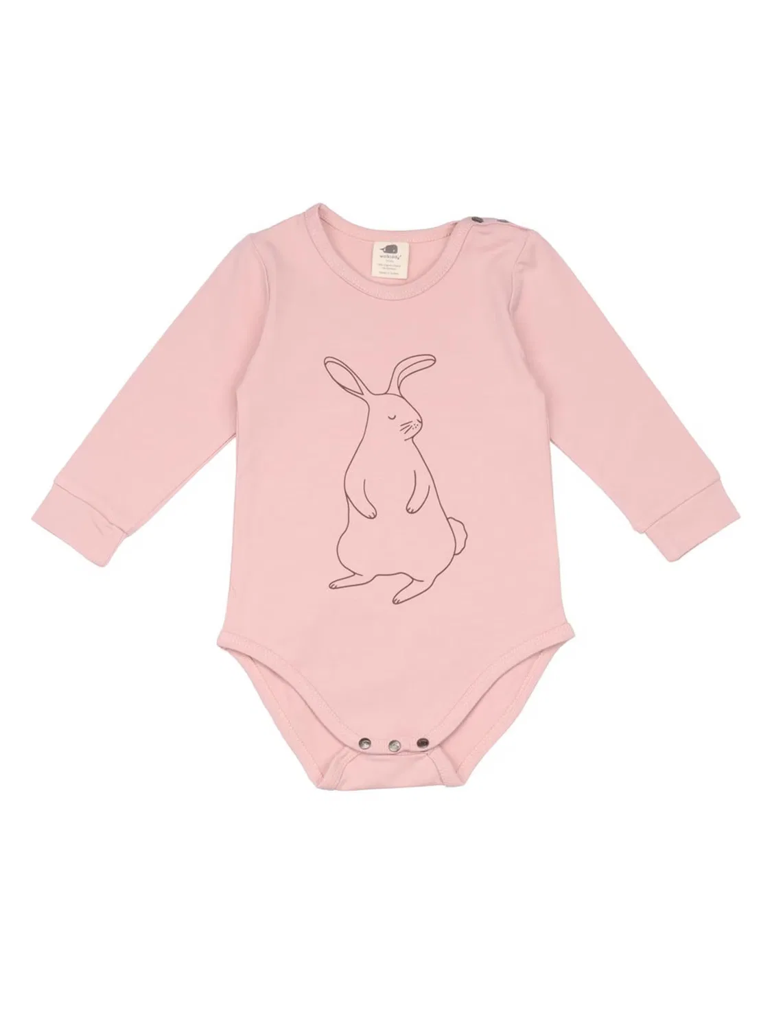 Комбинезон/боди Walkiddy розового цвета