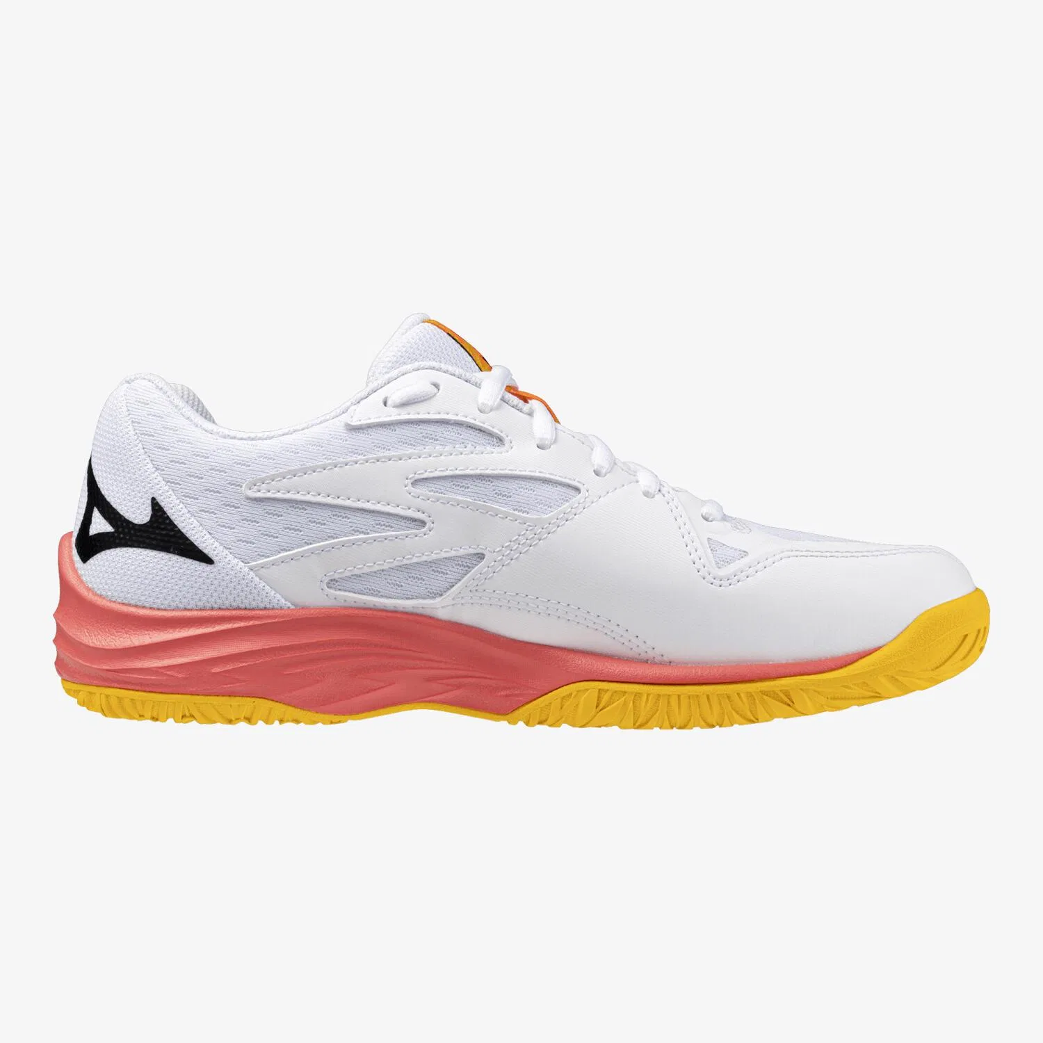 Детские кроссовки с принтом V1GD230398 Mizuno, Weiss Orange Gelb — фото 2