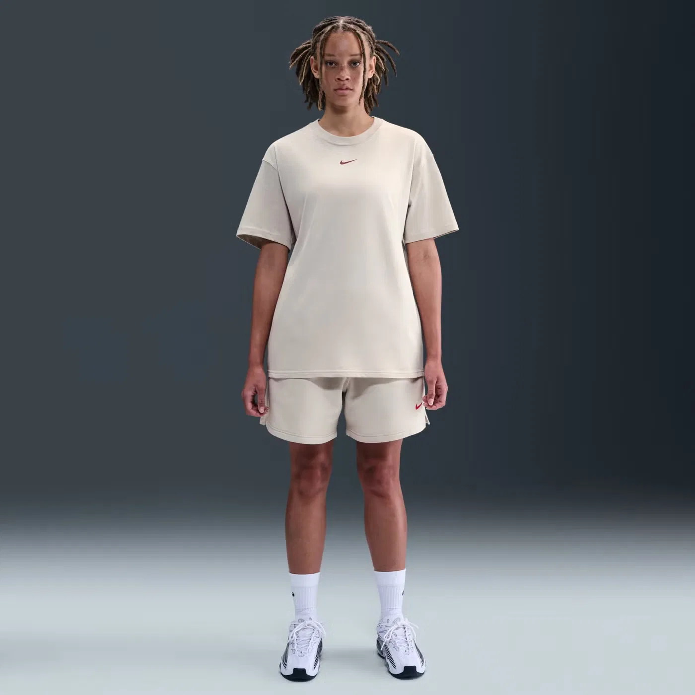 Футболка с принтом X Nocta Nike, коричневый — фото 3