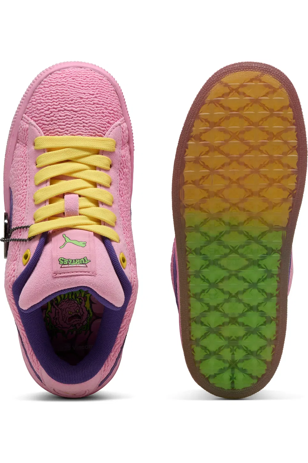 Детские кроссовки с персонажами Teenage Mutant Ninja Turtles Suede XL 2 Jr. PUMA, Mauved Out-Team Violet — фото 4