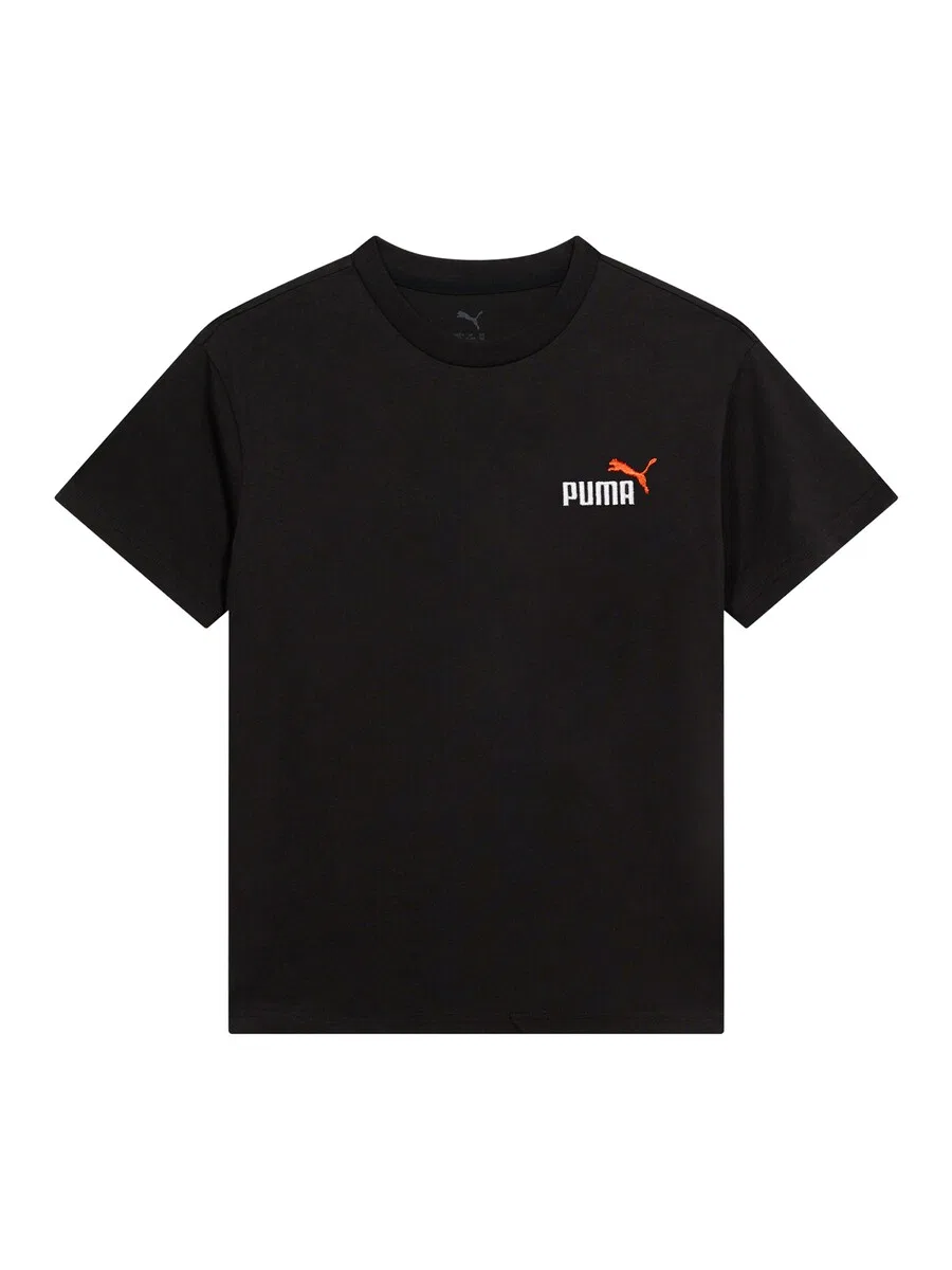 Футболка PUMA 'ESS No. 1' черного цвета