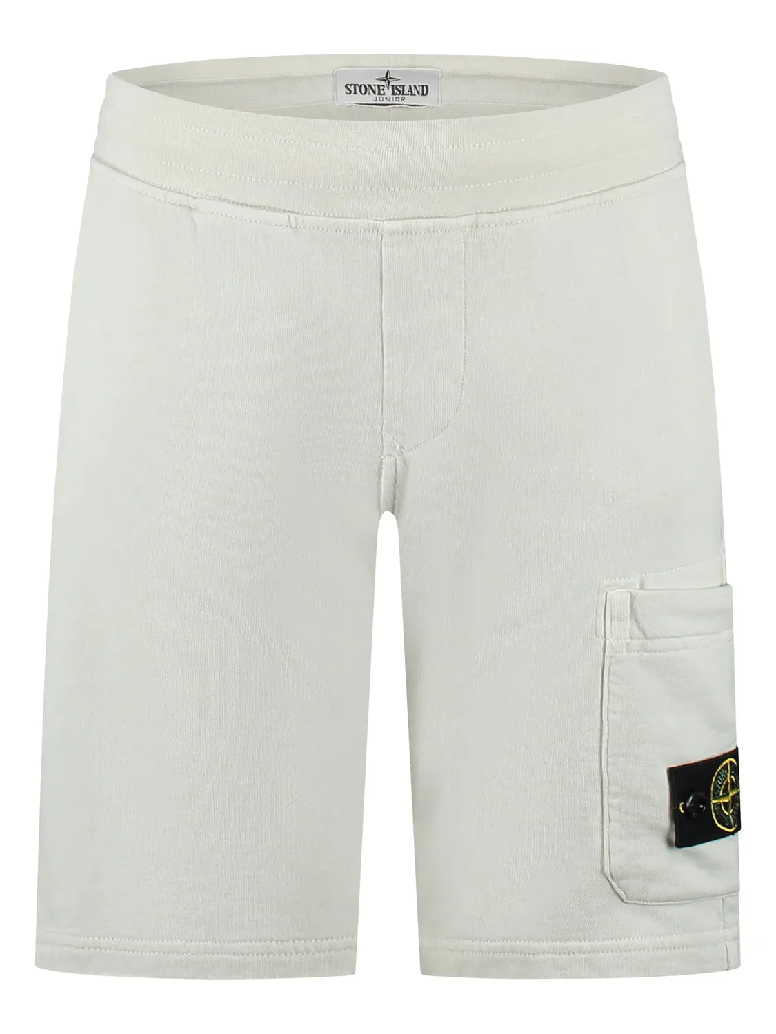 Шорты из нейтрального хлопка Stone Island, нейтральные