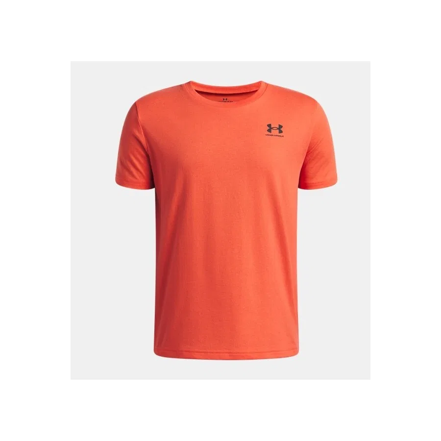 Футболка с коротким рукавом, хлопковая, Ua Sportstyle Lc Under Armour, Зеленый