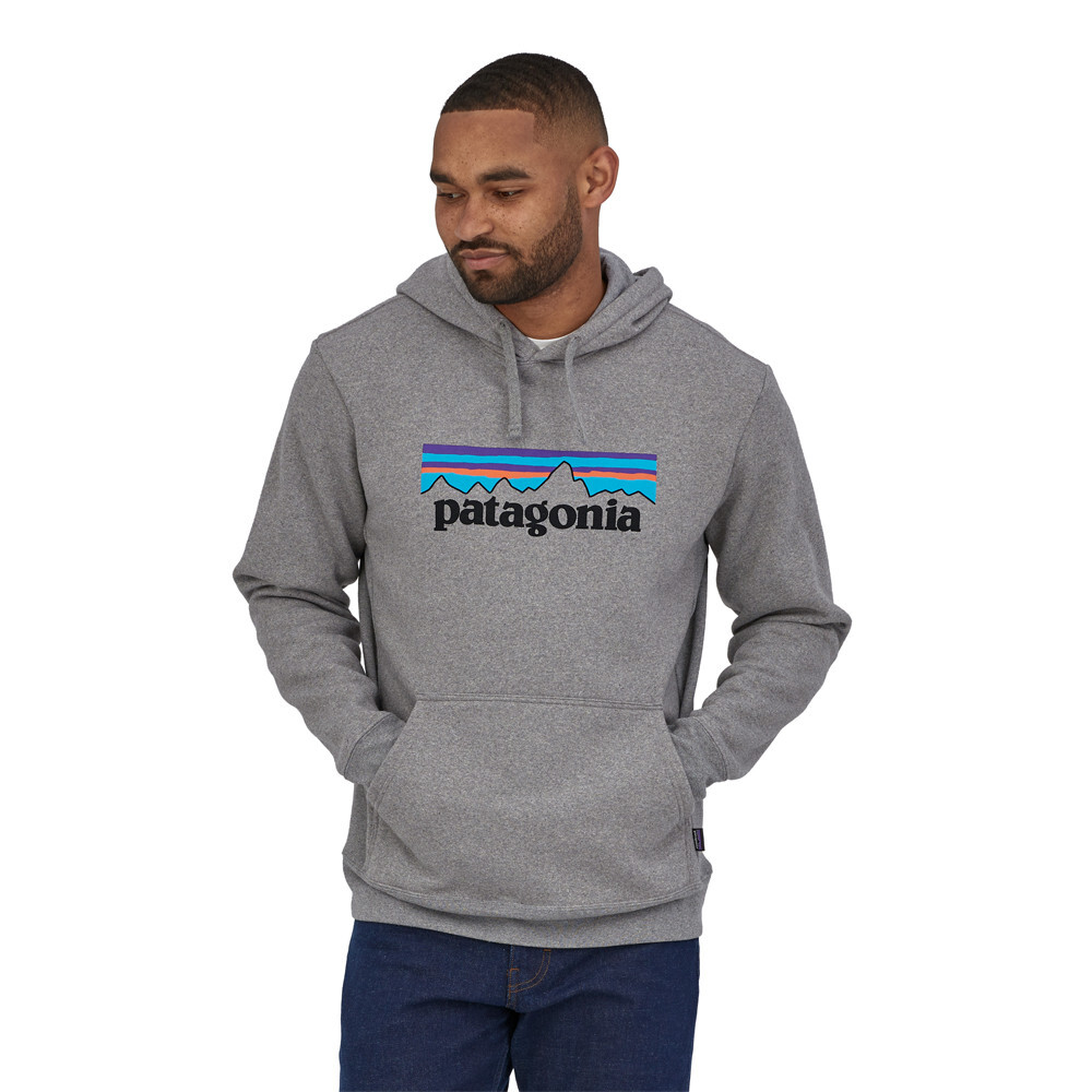 

Худи Patagonia P-6 Logo Uprisal, серый