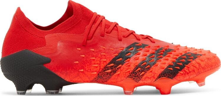 Бутсы Adidas Predator Freak.1 FG 'Demonskin - Solar Red', красный — фото 2