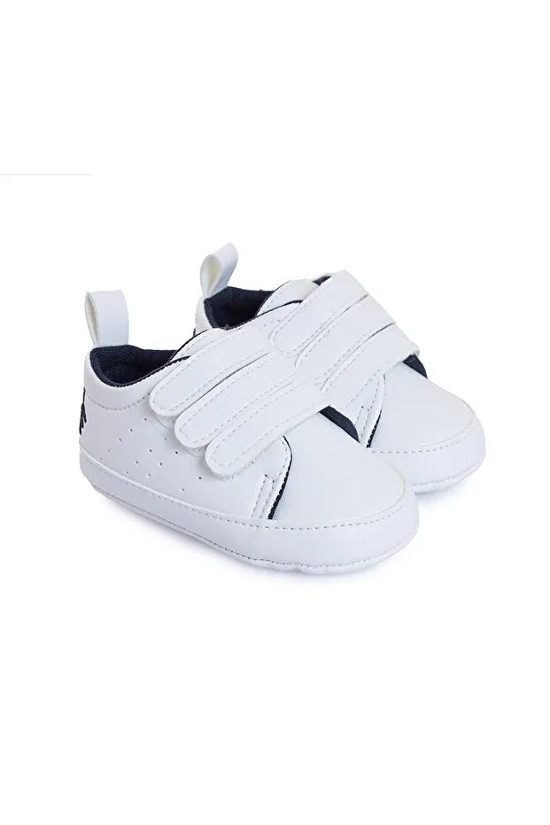 Детские туфли для мальчиков с липучкой Hellobaby Ebebek Hello Baby, White