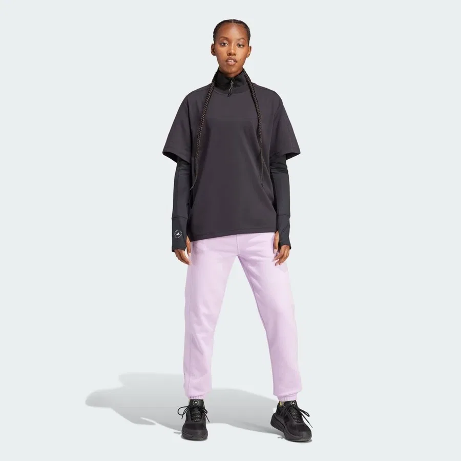 Футболка с длинным рукавом adidas by Stella McCartney Logo, Черный — фото 4