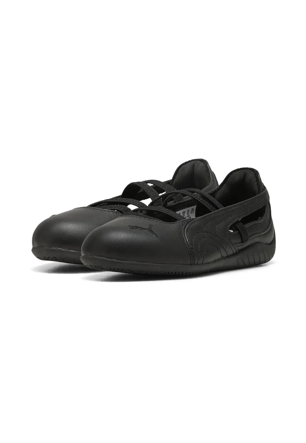 Балетные кроссовки Speedcat - балетки с ремешком на щиколотке Puma, Black — фото 2