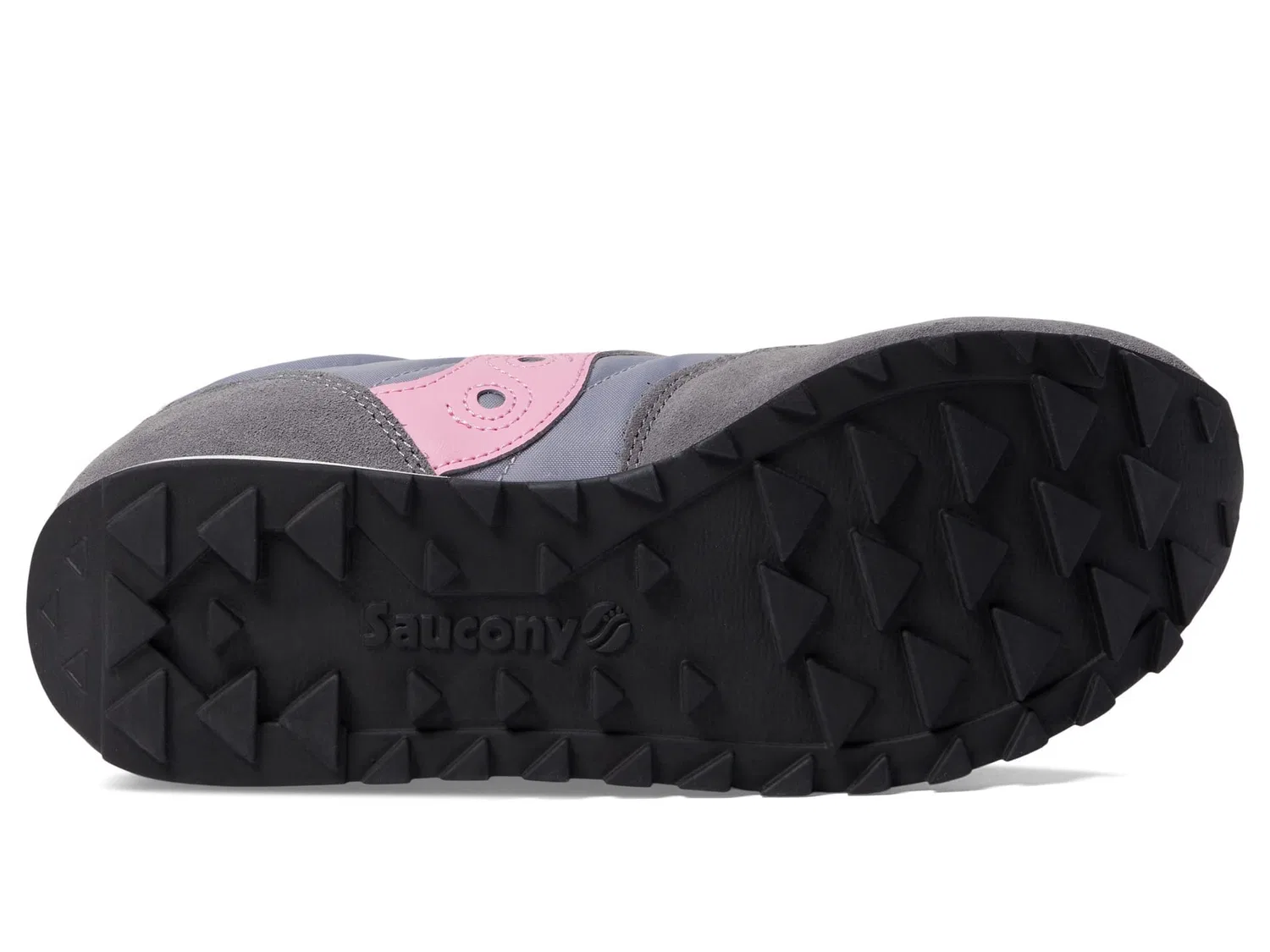 Детские кроссовки для девочек на шнуровке Jazz Original Saucony, Grey Pink — фото 4
