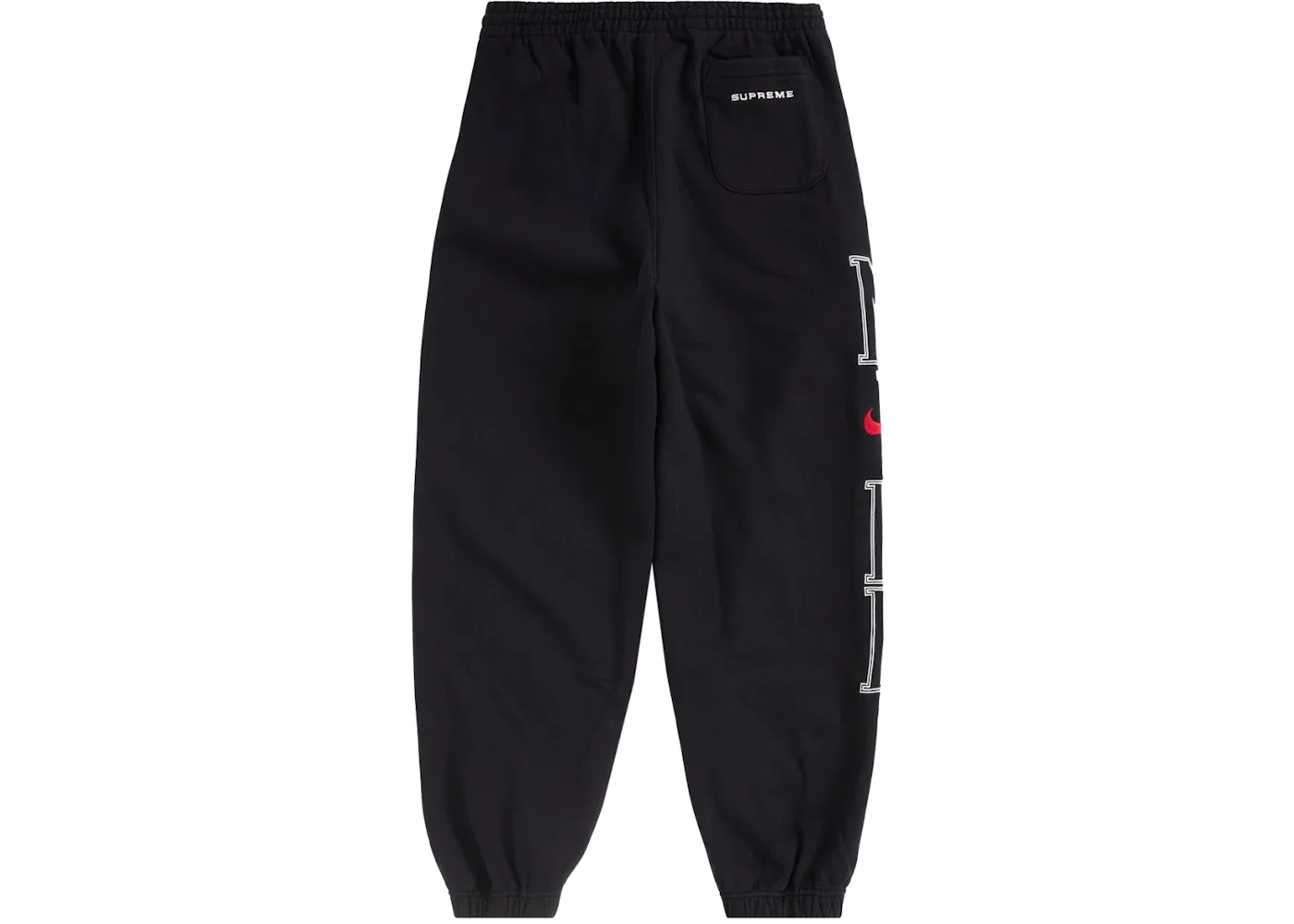 Мужские спортивные штаны Supreme Nike Sweatpants, Black — фото 2