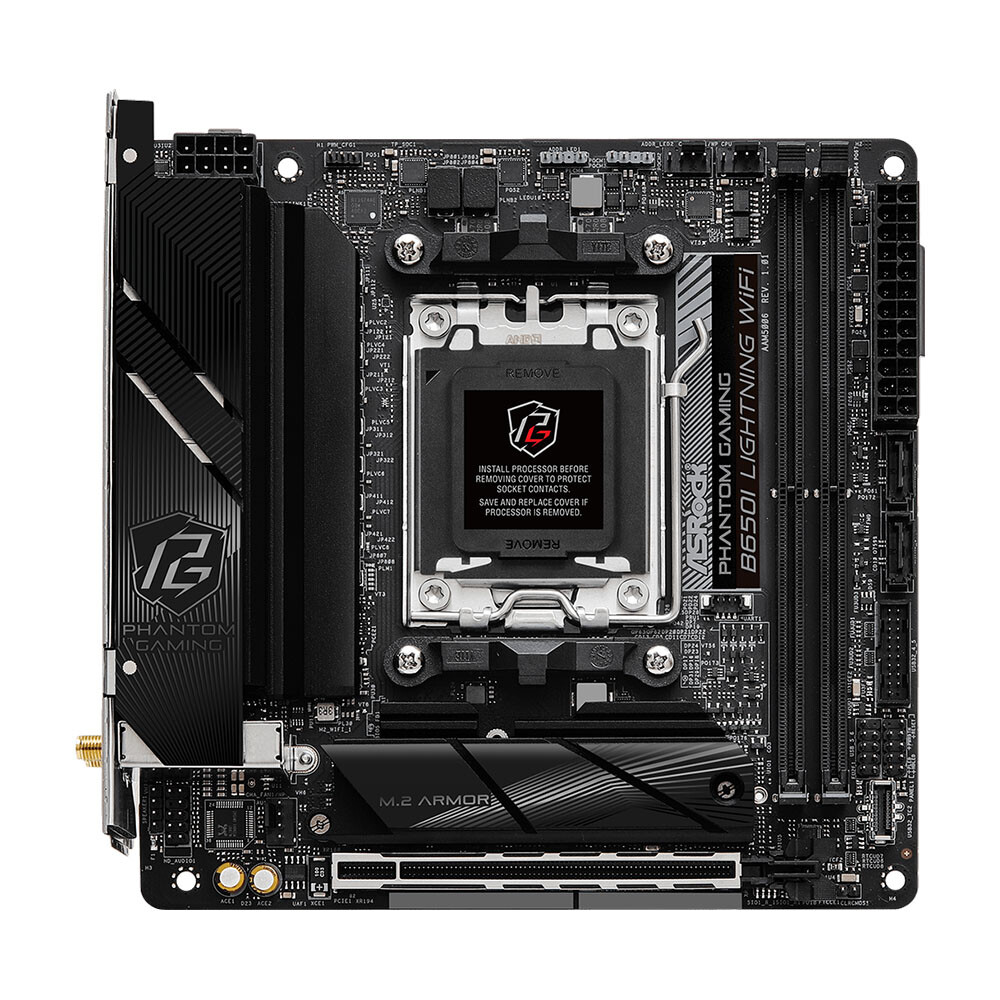 Материнская плата Asrock B650I Lightning, AM5, DDR5, Wi-Fi — фото 2