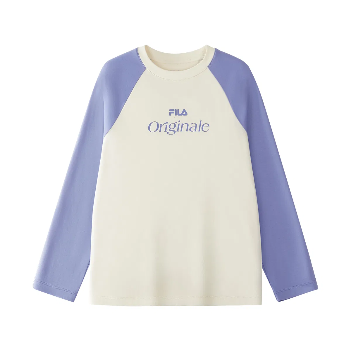 Футболка с круглым вырезом, тонкая, stretch, FILA KIDS, Maltose White