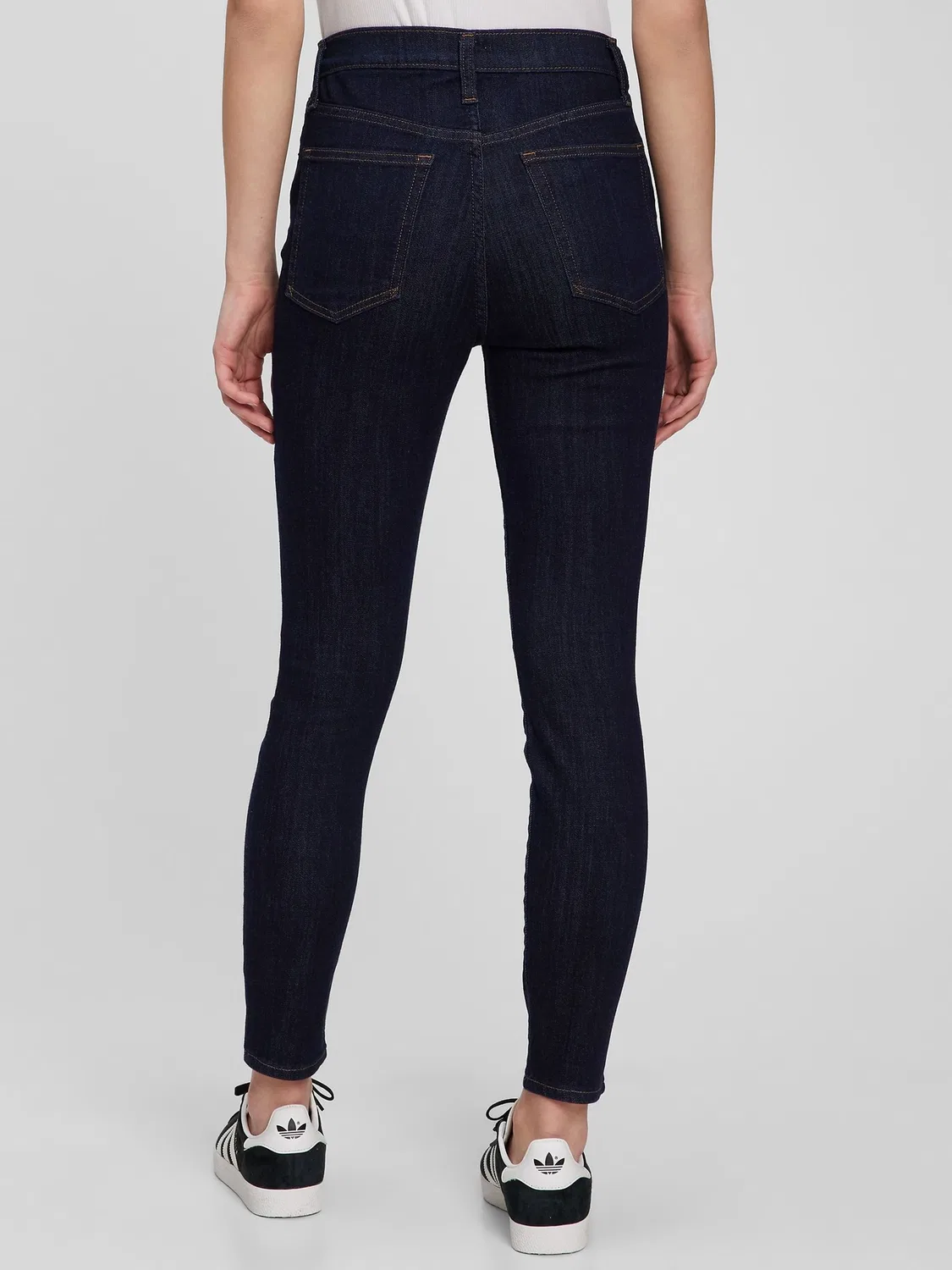 Джинсы скинни высокие Gap True Skinny, Dark Wash — фото 2