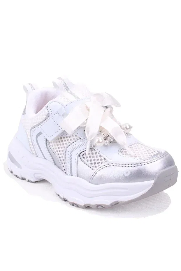 Детские ботинки для девочек с принтом Minni booties Vicco, White