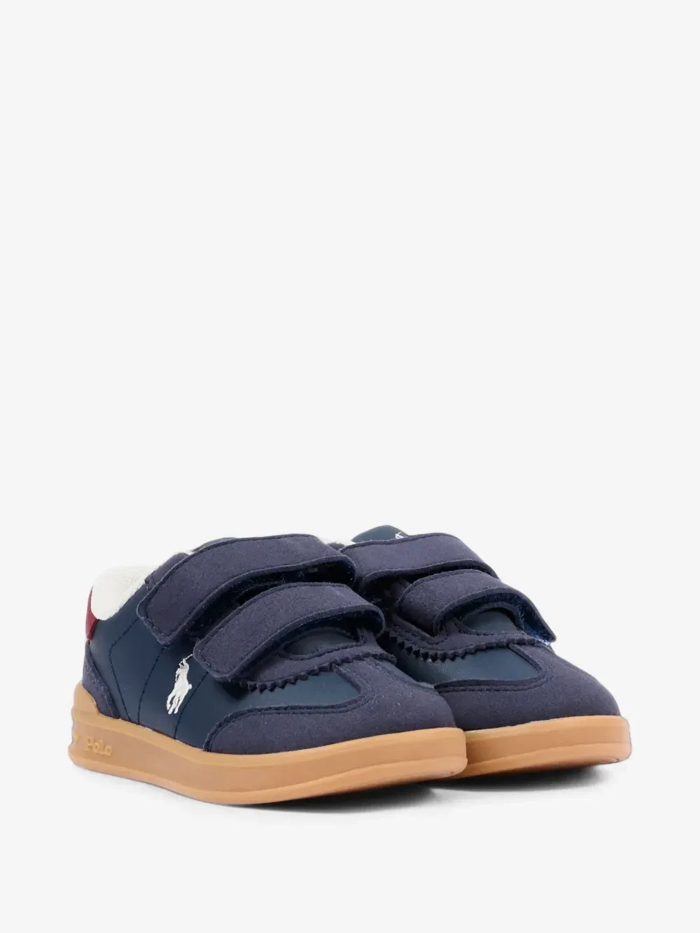 Кроссовки с вышивкой логотипа POLO RALPH LAUREN KIDS, синий