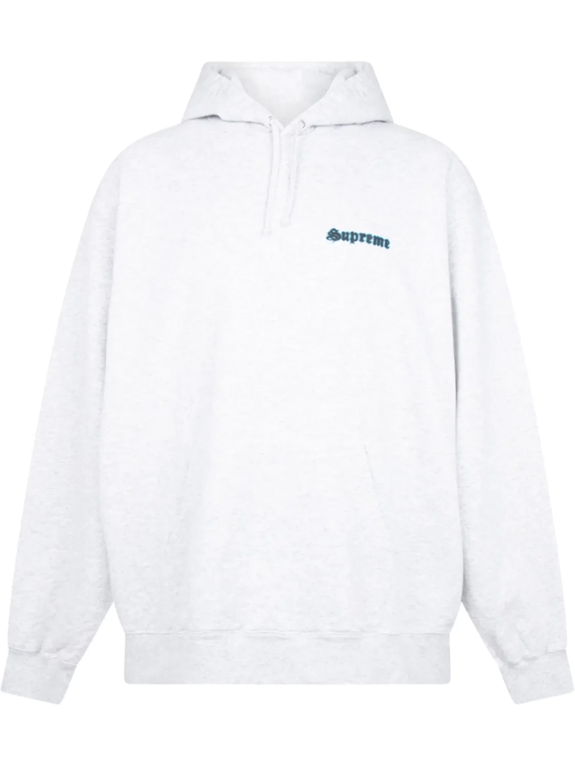 Supreme Худи с кулиской белого цвета