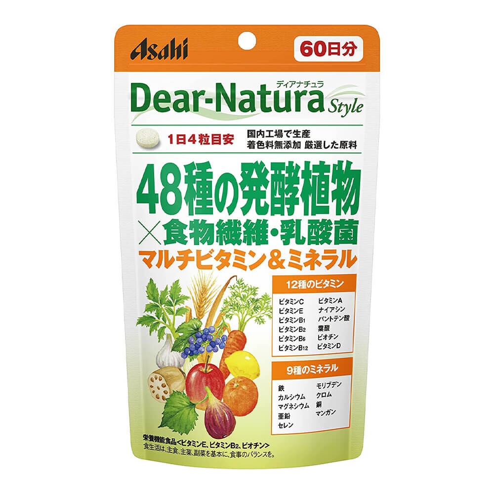 

Добавка Dear Natura Style 48 Kinds of Fermented Plants x Dietary Fiber and Lactic Acid Bacteria, 240 таблеток
