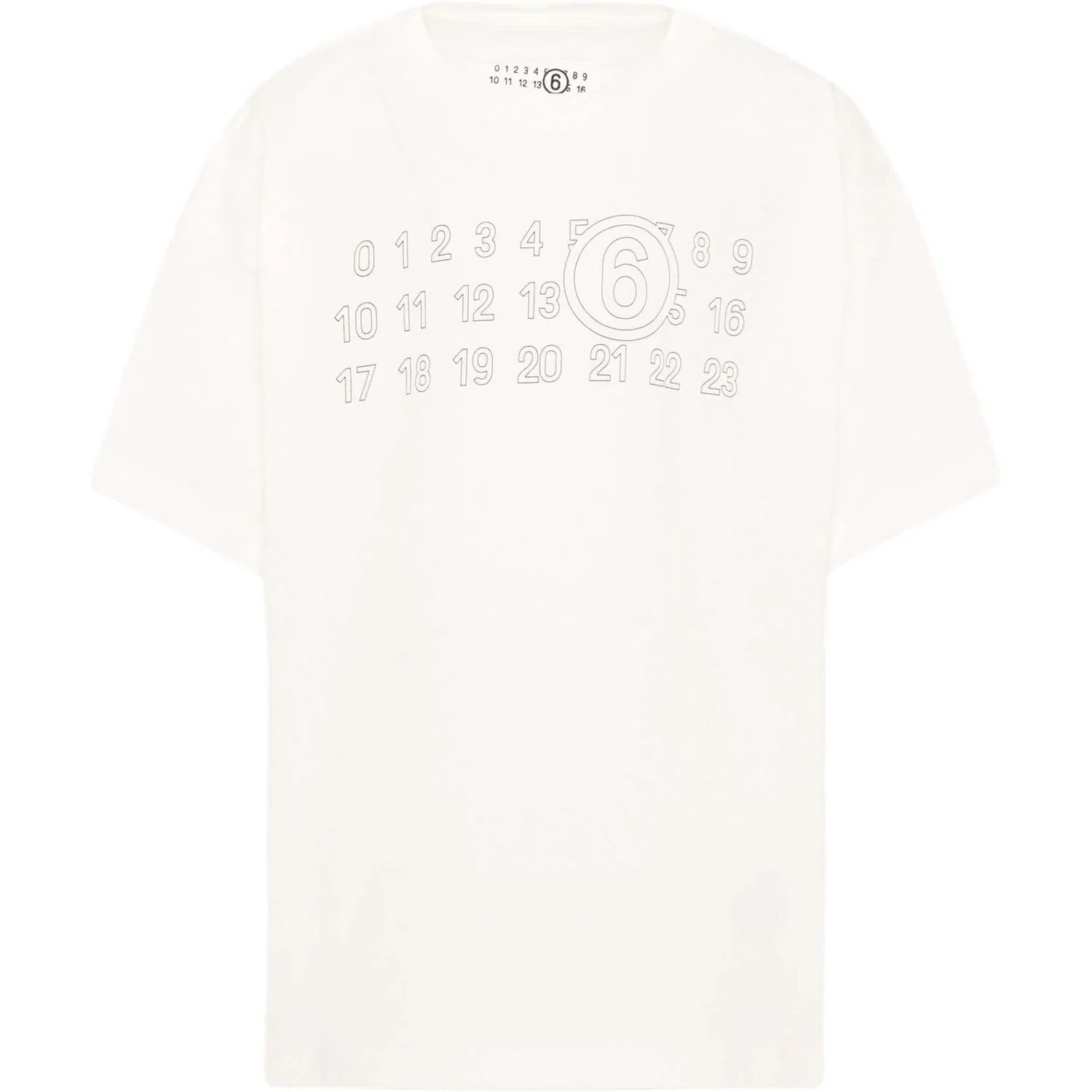 Детская футболка MM6 Maison Margiela, Ivory