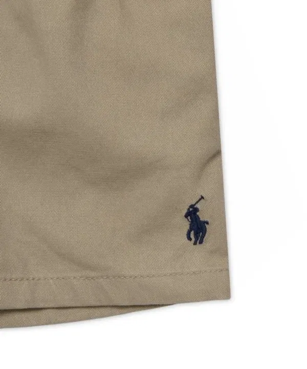 Чино шорты для мальчика, хлопковые, Polo Ralph Lauren Children, бежевый — фото 4