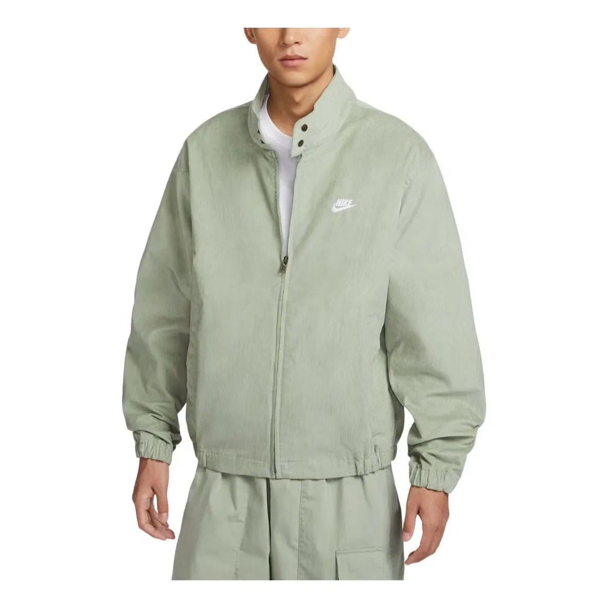 Куртка Harrington из вельвета Sportswear Club Corduroy Nike, зеленый