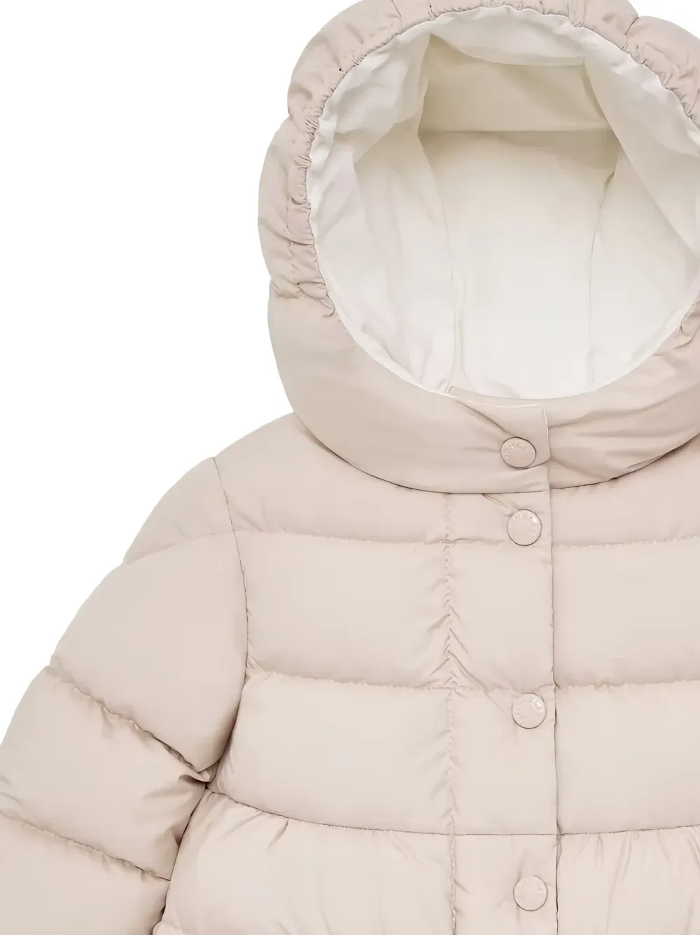 Куртка утепленная Charlotte Moncler Enfant, бежевый — фото 3