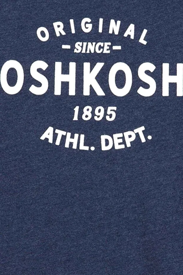 Детская футболка с коротким рукавом Oshkosh, Navy Blue — фото 2