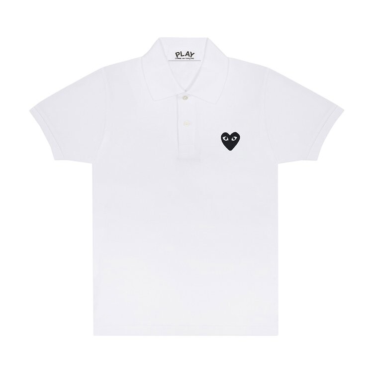 

Футболка Comme des Garçons PLAY Polo T-Shirt 'White', белый