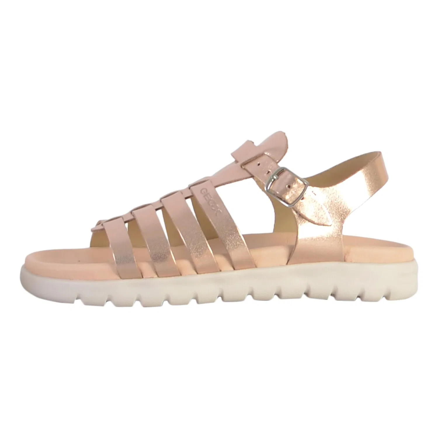 Детские сандалии с металлическим эффектом J S. Soleima G.b Geox, Beige