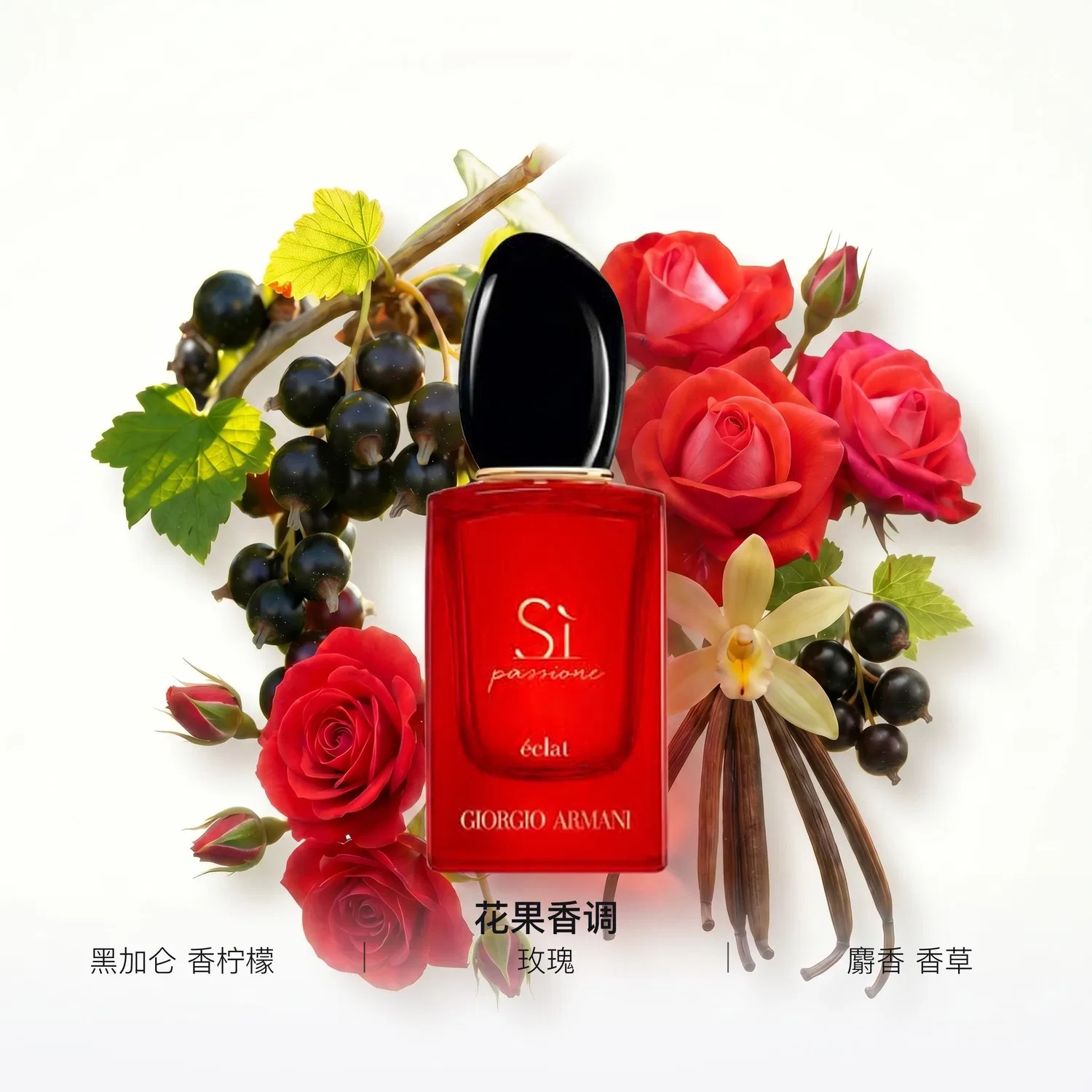 Женские духи Enchanting Beloved Glory Edition, 30 мл, GIORGIO ARMANI, Blackcurrant Rose — фото 2