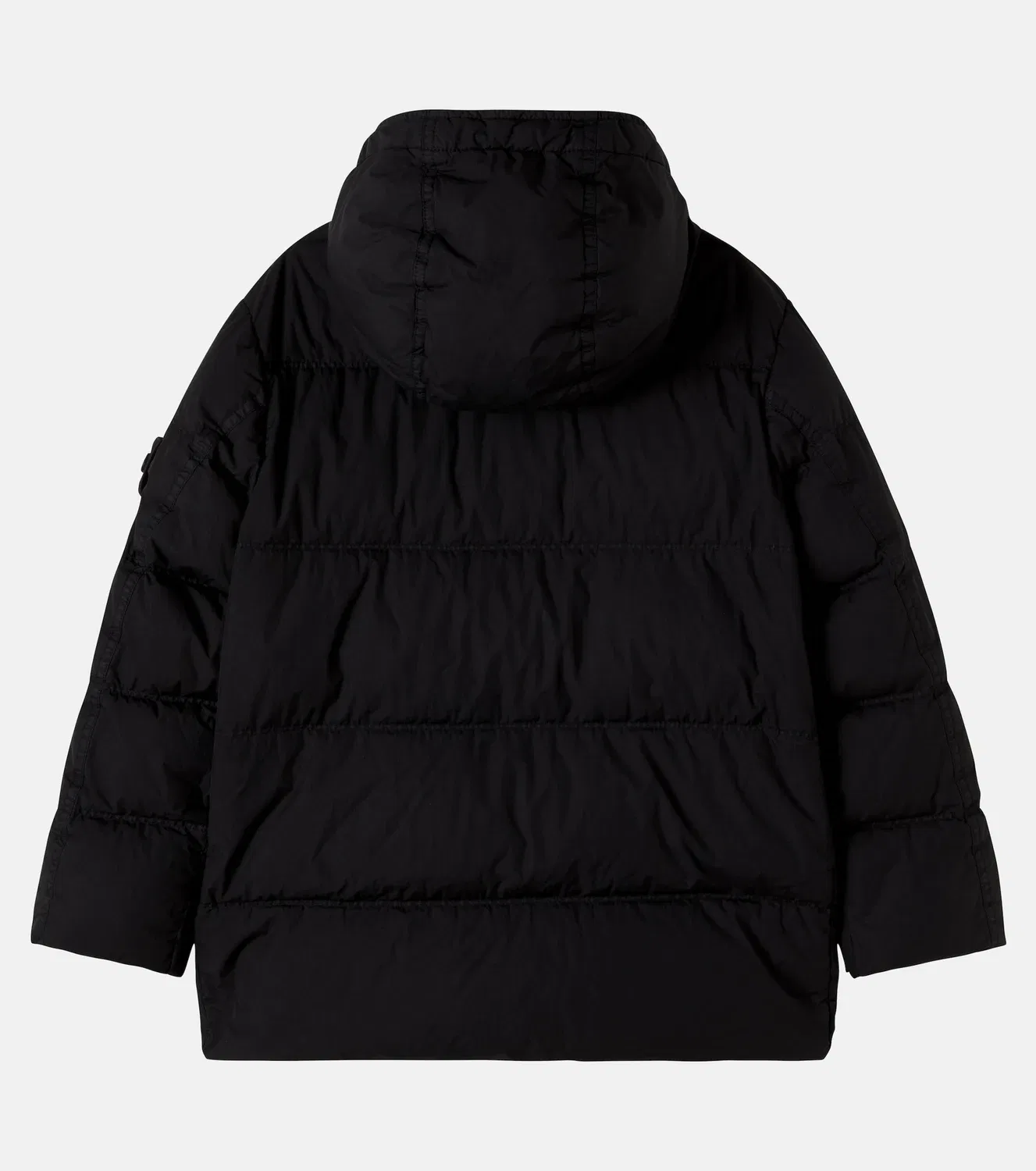 Пуховая парка Stone Island Junior, черный — фото 3