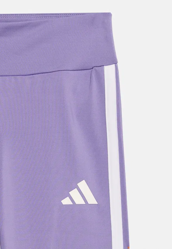 Леггинсы Adidas Performance, белый/сиреневый — фото 3