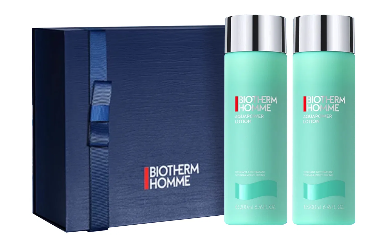 Мужской тонер с увлажнением, набор из 2 флаконов по 200 мл, BIOTHERM, Blue