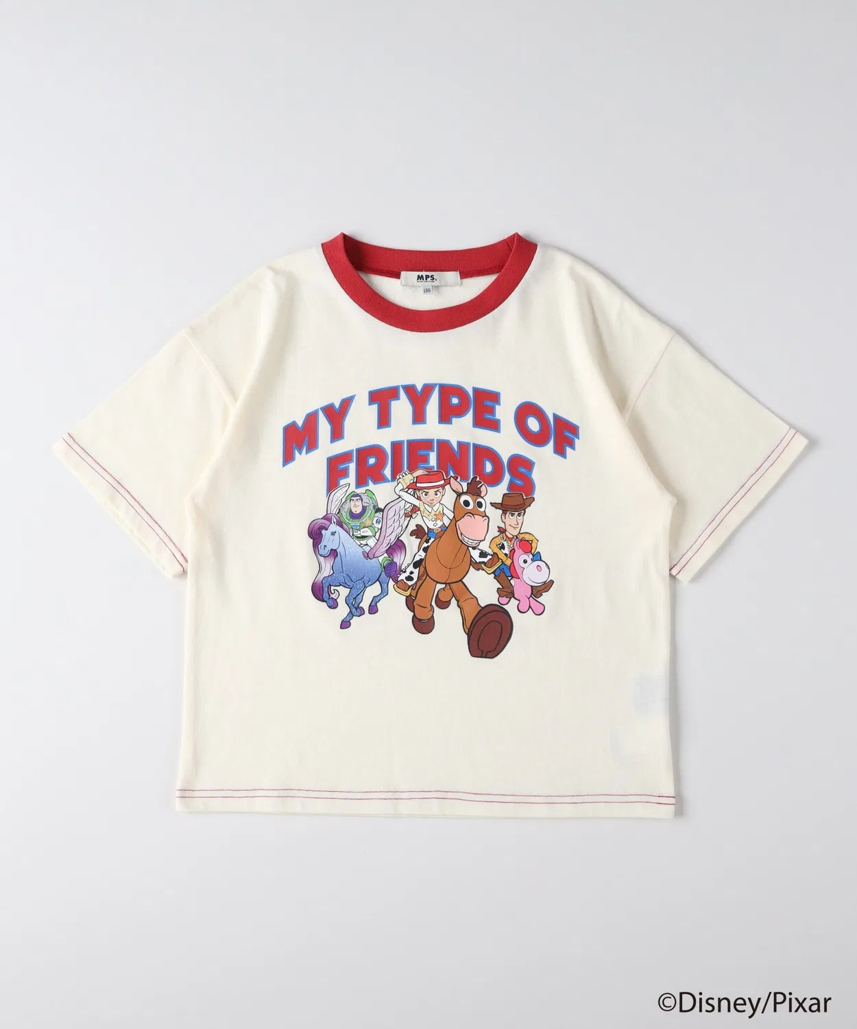 Детская футболка с принтом Toy Story 5, короткий рукав Right-on, Light Gray — фото 2