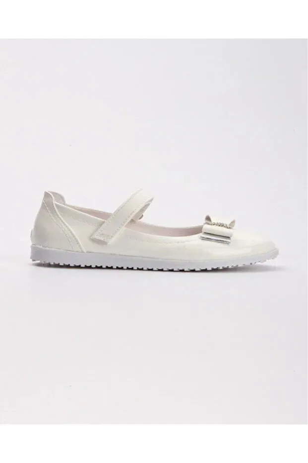 Детские балетки для девочек с принтом Non-Slip sole girl's princess dress ballet flats i - off-white Generic Brands, White — фото 4