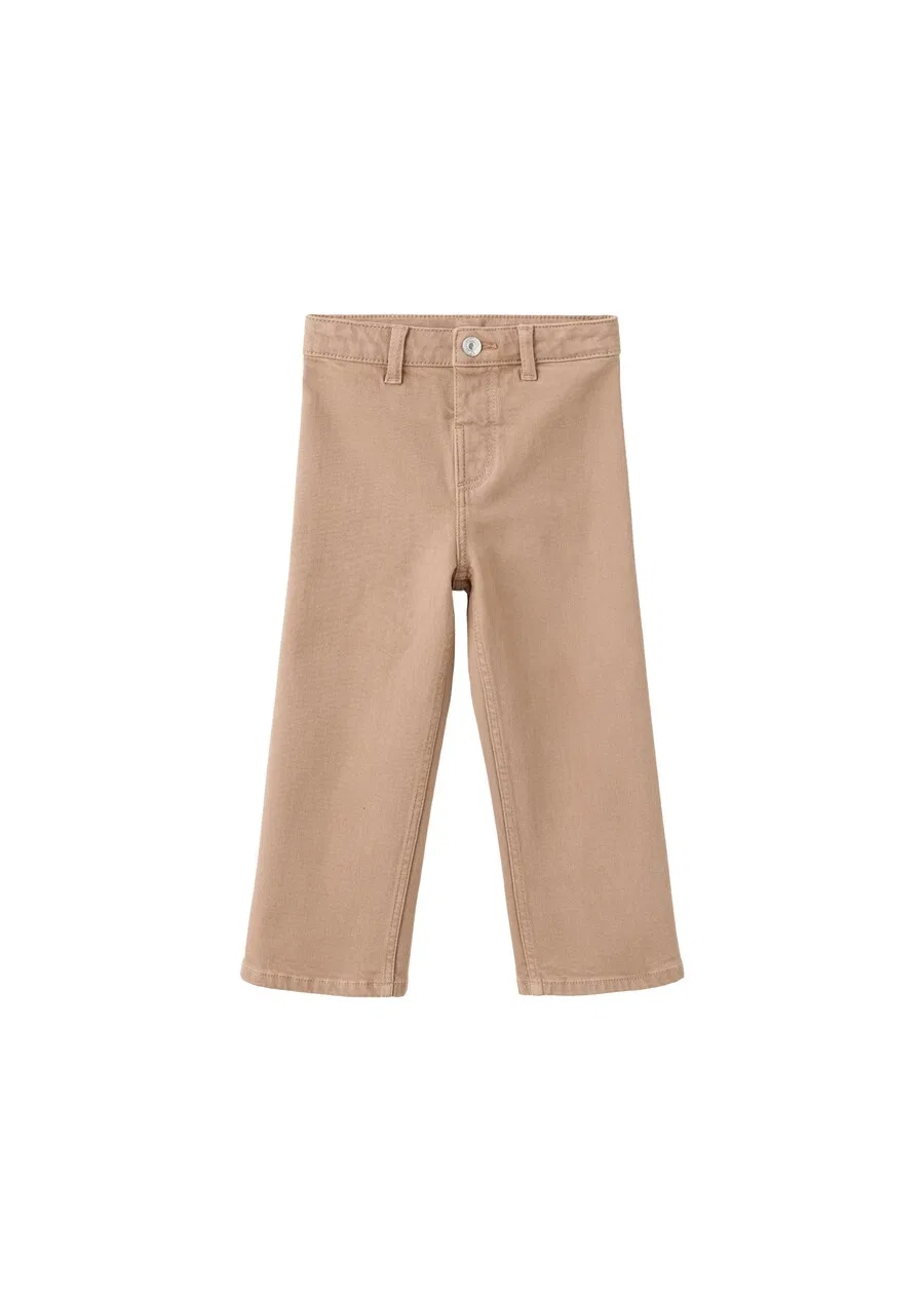 Детские джинсы MANGO KIDS Regular Jeans 'SEAMLESS' цвета мокко