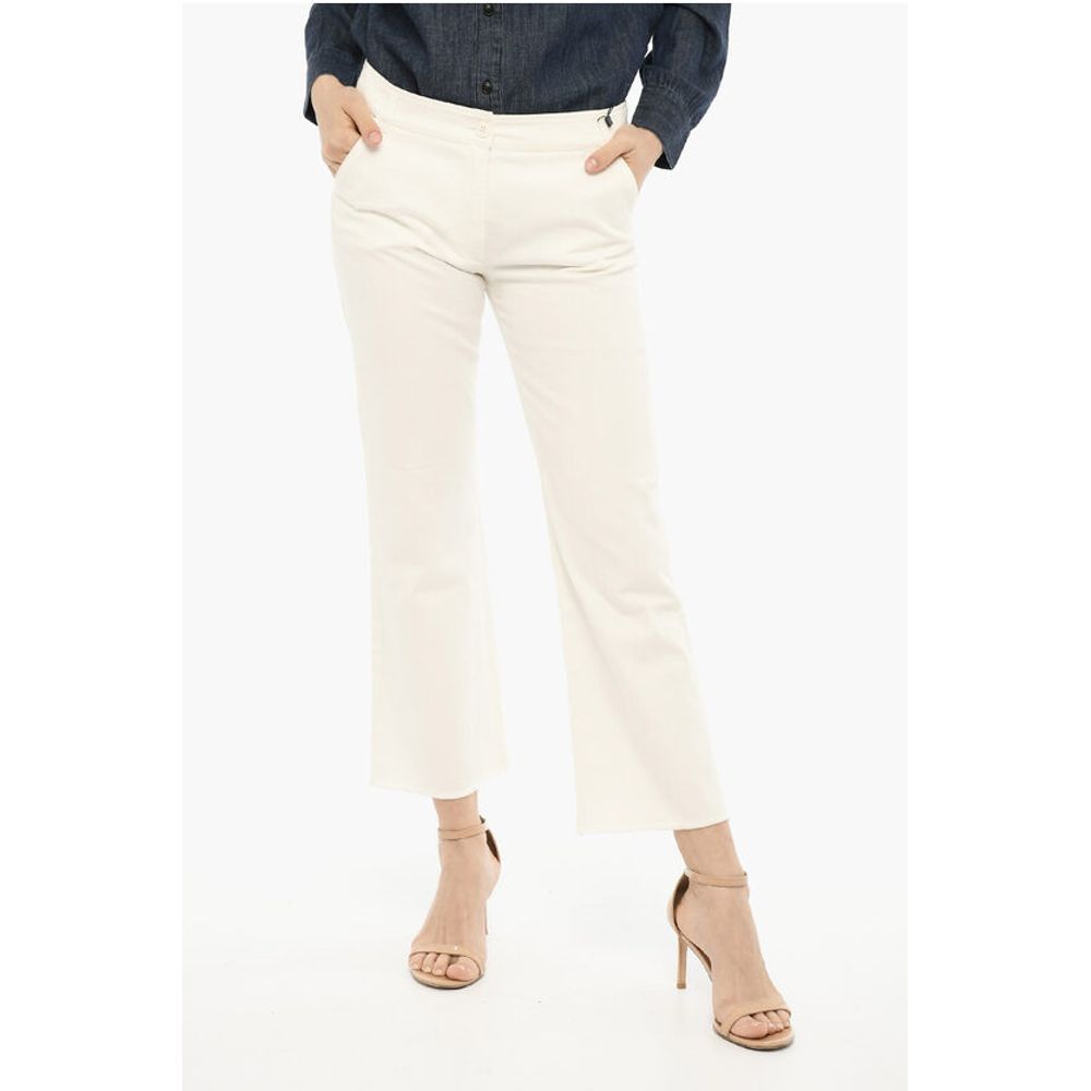 

Белые хлопковые джинсы Деним Woolrich, White