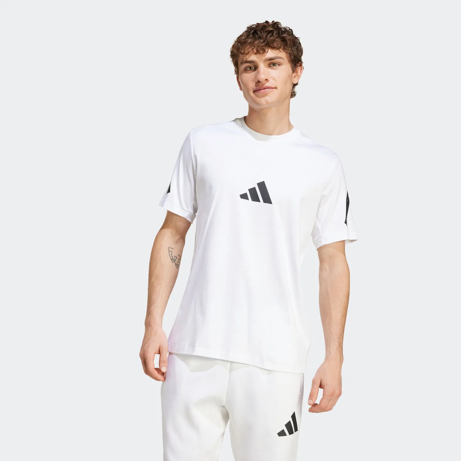 Детская футболка с принтом Adidas Sportswear, White