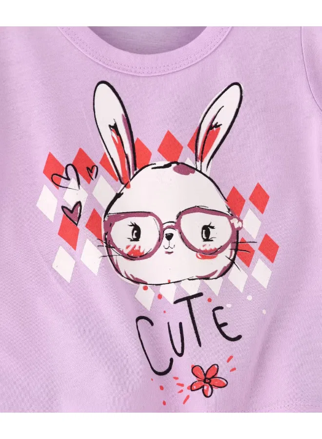 Комплект футболки и шортов с принтом Babyqlo, разноцветный — фото 3