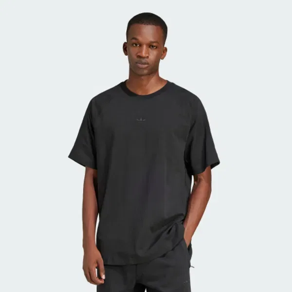 Футболка с коротким рукавом Premium Essential, Adidas, черный — фото 2