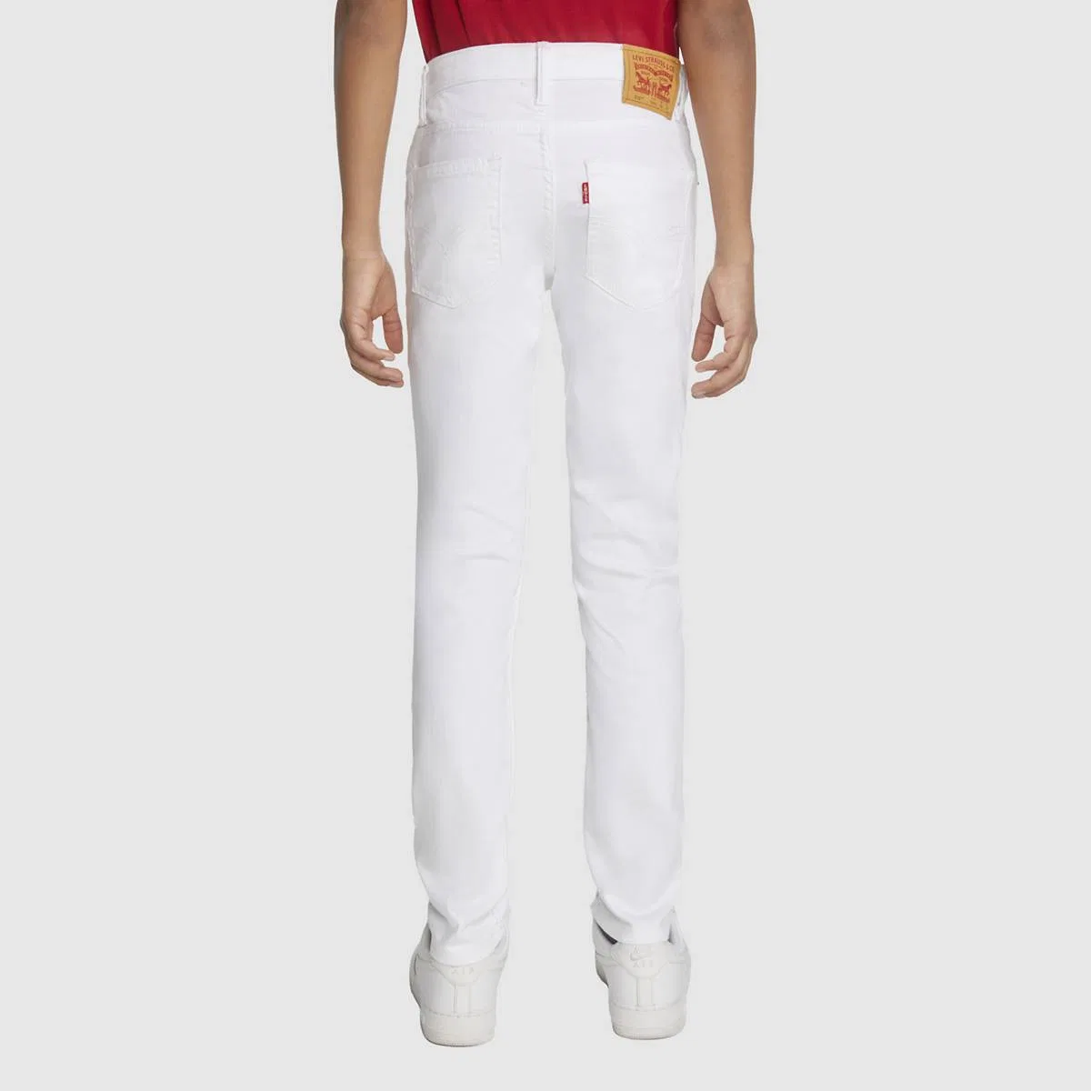 узкие джинсы 510 Eco Performance для мальчиков 8-20 размера Levi's, White - White — фото 4