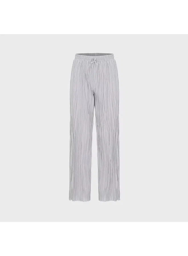 Брюки мягкие комфортные Zara, светло-серо-голубой — фото 2