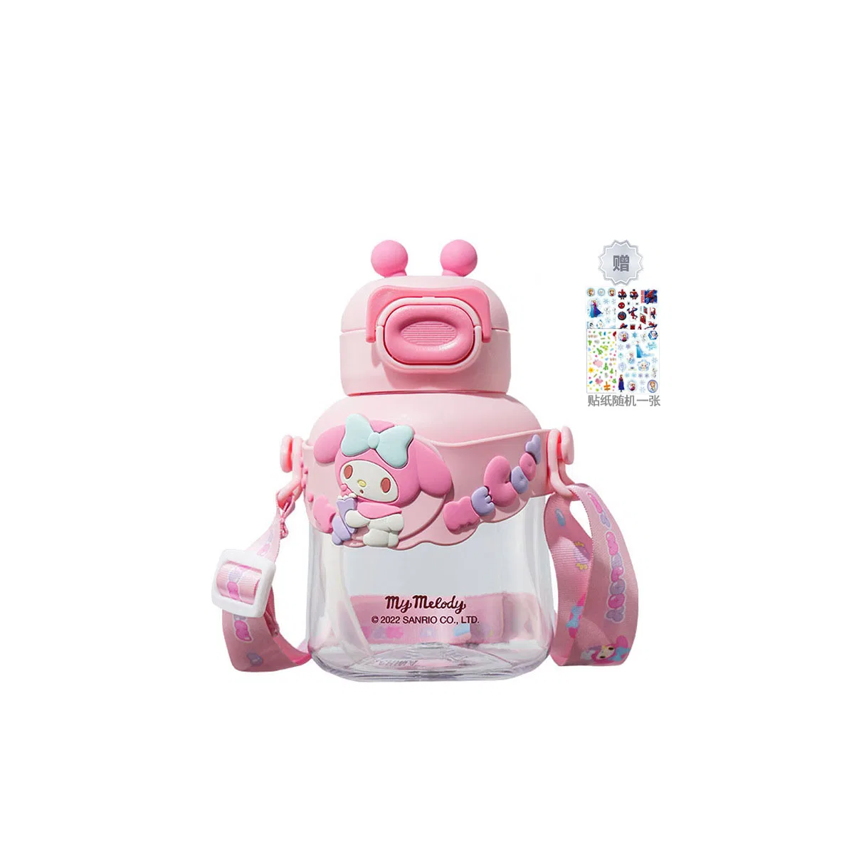 Детская кружка с принтом Cinnamoroll Sanrio, 600 мл, с наклейкой, Cinnamoroll, Sanrio, White — фото 2