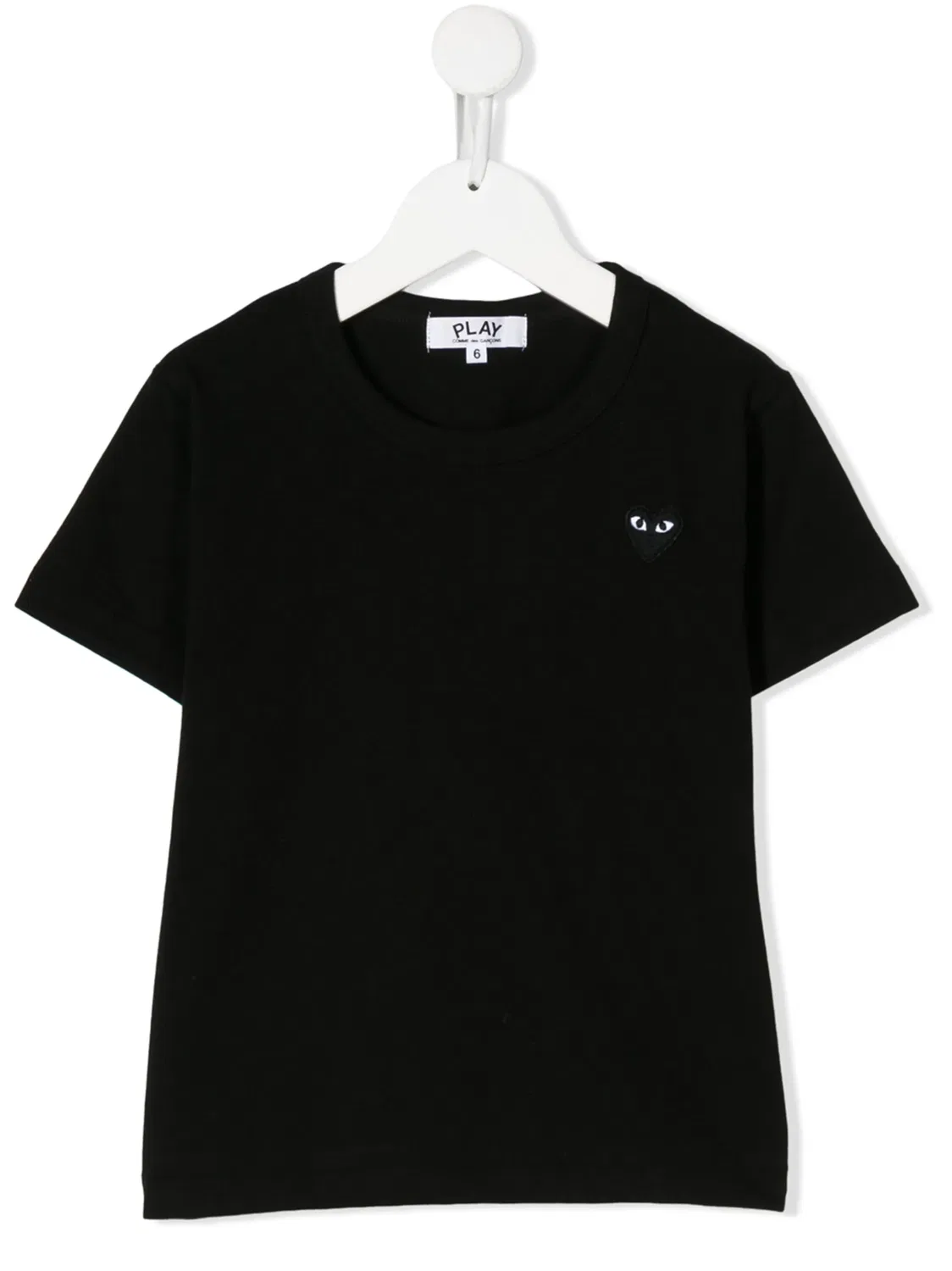 Футболка с логотипом на груди Comme Des Garçons Play, черный