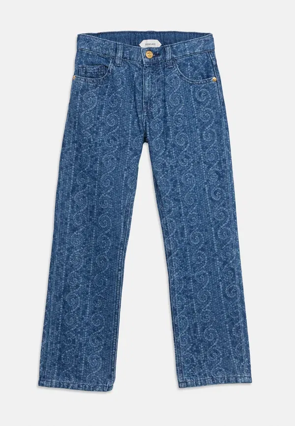 Джинсы прямого кроя Versace, синий
