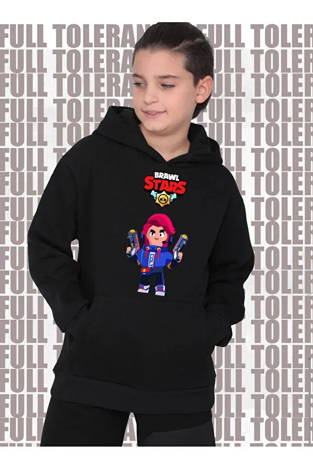 Детское худи для девочек с принтом Brawl stars colt Full Tolerance, Colt