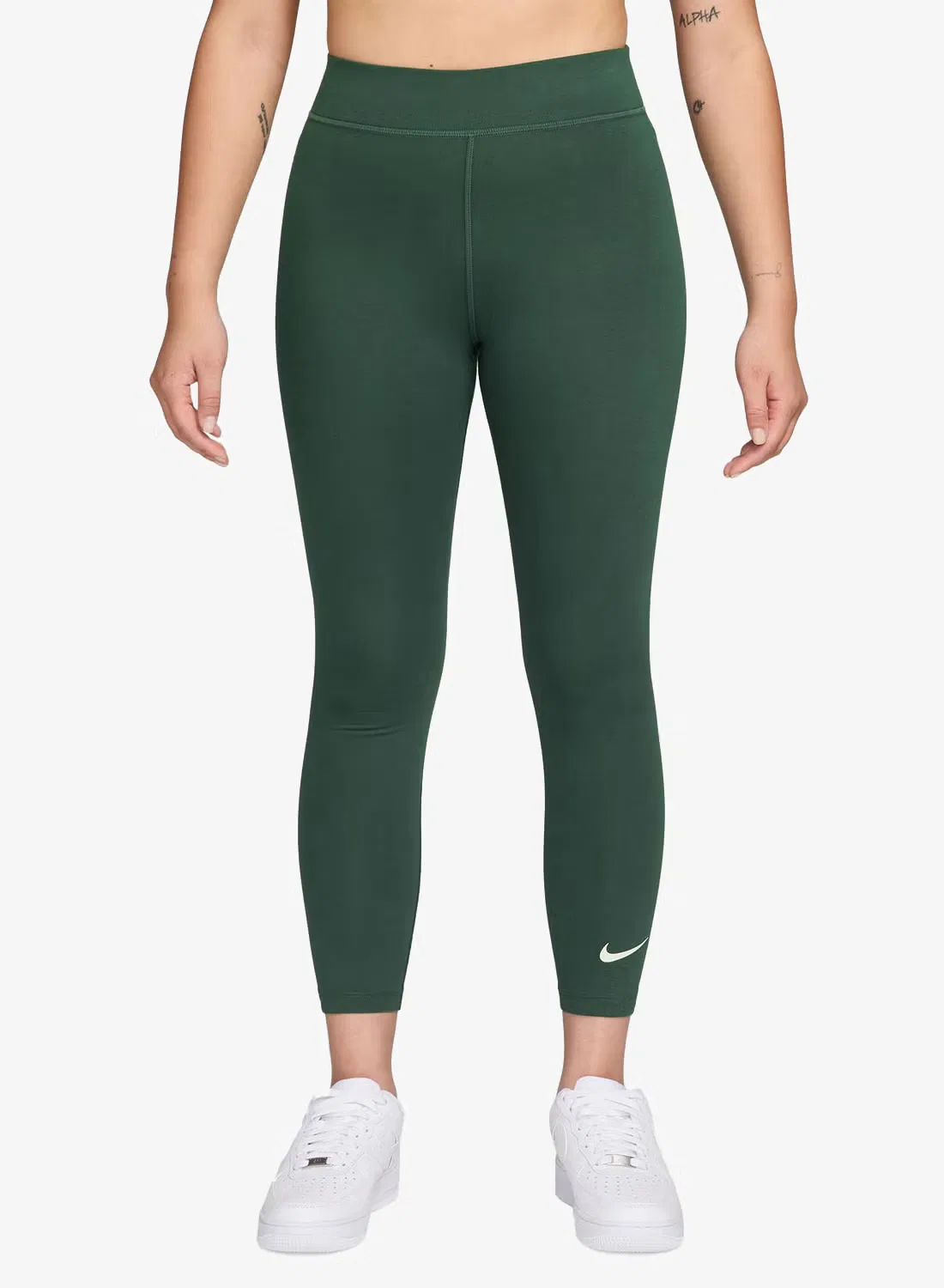 Леггинсы с высокой посадкой Nsw 7/8 Classic Nike, зеленый
