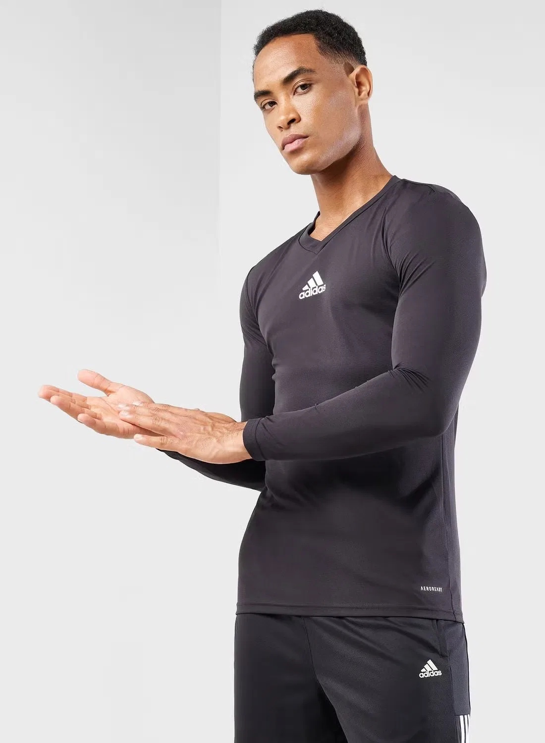 Футболка с длинным рукавом Team case Adidas, черный